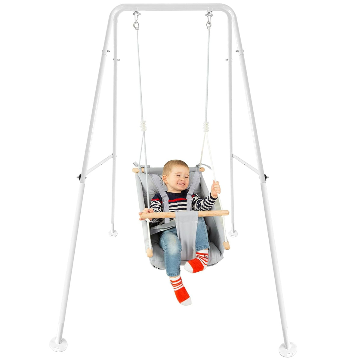 Kids swing discount chair with stand