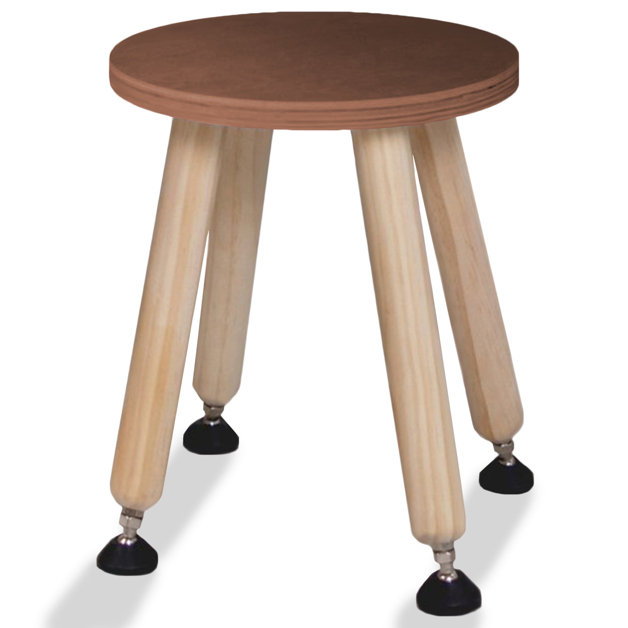 Cateam Wooden Step Stool for Kids and Toddlers Set of Walnut