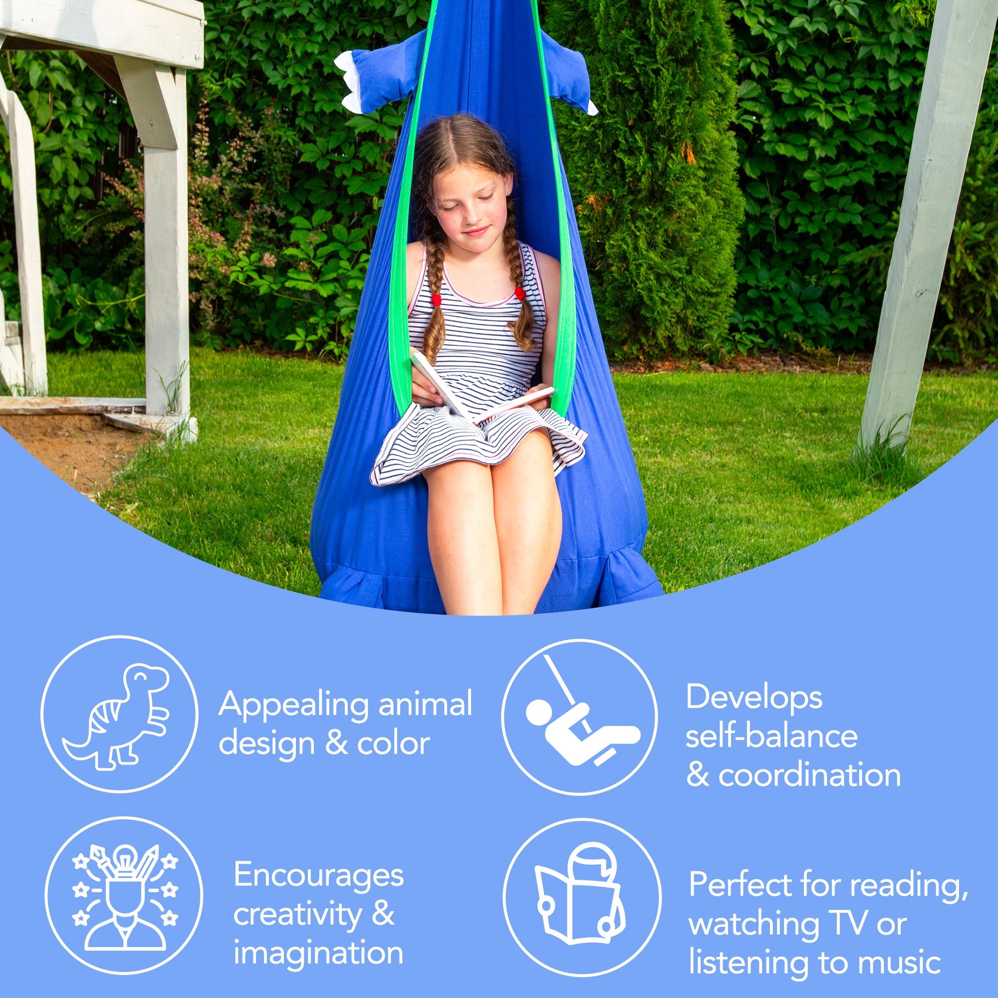 Tree House For Kids Outdoor Outdoor Children's Hammock Swing Chair